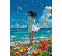 Puzzle 2000 Pezzi, Jigsaw Puzzle per Adulti, Donna Gabbiano BLQSBGA6-368 | Puzzle Classici, Impossibile Difficile Sfidanti Puzzles, Puzzle Decorativo per La Famiglia, Come Regalo e Decorazione Pareti