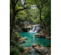 Puzzle 2000 Pezzi, Jigsaw Puzzle per Adulti, Parco Cascate BLQSBGA6-386 | Puzzle Classici, Impossibile Difficile Sfidanti Puzzles, Puzzle Decorativo per La Famiglia, Come Regalo e Decorazione Pareti