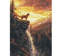 Puzzle 2000 Pezzi, La Scogliera Della Notte 3D Puzzle per Adulti Impegnativo, Educa Puzzles Artistico, Divertente E Stimolante Puzzles Decorativo per La Famiglia, Regalo e Decorazione Pareti DX0YL6904