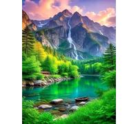 Puzzle 2000 Pezzi Lago Foreste Montagna 100 x 70 cm Puzzle per Adulti, Giochi Educativi Intrattenimento Creativo Puzzles Classici per Adulti 2000 Pezzi Giochi per Tutta la Famiglia