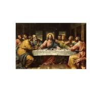 Puzzle 2000 Pezzi, Legno L'Ultima Cena Puzzle 2000 Pezzi Adulti, Puzzles Classici Uomo per Tutta la Famiglia Insieme, Puzzles per Alleviare lo Stress Primavera Decorazioni Parete 70 x 100Cm LZPT-03291