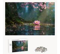 Puzzle 2000 Pezzi - Loto & Paesaggio - Puzzle in Legno Durevole con Lettere sul Retro - 70 x 100 cm - Hobby Creativo Senza Polvere - Articolo per Collezionisti e 14 Anni in Su P3#670