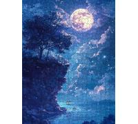 Puzzle 2000 Pezzi, Luna Oscillante 3D Puzzle per Adulti Impegnativo, Educa Puzzles Artistico, Divertente E Stimolante Puzzles Decorativo per La Famiglia, Regalo e Decorazione Pareti DX0YL6-1060