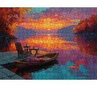 Puzzle 2000 Pezzi, Marina Nave 3D Puzzle per Adulti Impegnativo, Educa Puzzles Artistico, Divertente E Stimolante Puzzles Decorativo per La Famiglia, Come Regalo e Decorazione Pareti R6KH-559