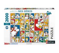 Puzzle 2000 pezzi Nathan Asterix, I ritratti dei galli (98x75 cm)
