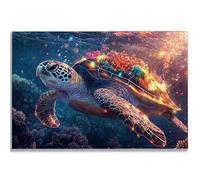 Puzzle 2000 Pezzi Paesaggio, Puzzle Tartarughe Marine 2000 Pezzi per Adulti e Ragazzi, Puzzles in Legno con Squisita Scatola di Imballaggio, Giochi Educativo per Famiglie, per Decorazioni Casa, -1691