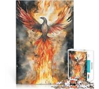 Puzzle 2000 pezzi per adolescenti Acquerello Phoenix Rising Allena il tuo cervello e le tue mani Gioco educativo per compleanno e Natale 70x100cm