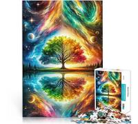 Puzzle 2000 pezzi per adolescenti Albero Cosmico della Vita Giochi educativi Decorazione della casa Gioco educativo per compleanno e Natale 70x100cm