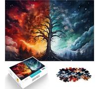 Puzzle 2000 pezzi per adolescenti albero della vita Giocattolo educativo intellettuale decomprimente con poster abbinato e foglio di quiz 70x100cm