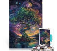 Puzzle 2000 pezzi per adolescenti Albero sotto il pianeta Gioco di famiglia antistress sfida difficile è ideale come regalo per tutta la famiglia 70x100cm