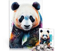 Puzzle 2000 pezzi per adolescenti Animali panda colorati giocattoli educativi per l'apprendimento Gioco educativo per compleanno e Natale 70x100cm