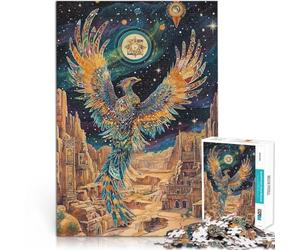 Puzzle 2000 pezzi per adolescenti Antica fenice colorata Giocattoli da gioco per regalo di famiglia Regalo di compleanno, regali, arte murale 70x100cm