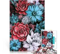 Puzzle 2000 pezzi per adolescenti Arte delle piante succulente Gioco impegnativo e gioco in famiglia Lista dei desideri con Babbo Natale 70x100cm