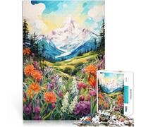 Puzzle 2000 pezzi per adolescenti Arte di montagna estiva Allena il tuo cervello e le tue mani perché è ideale come regalo per tutta la famiglia 70x100cm