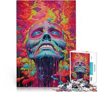Puzzle 2000 pezzi per adolescenti Arte psichedelica Difficile da completare ma divertente e umoristico perché è ideale come regalo per tutta la famiglia 70x100cm