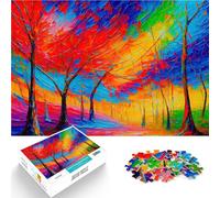 Puzzle 2000 pezzi per adolescenti ASTRATTO IMPRESSIONISTA giocattoli educativi per l'apprendimento Adatto per la decorazione del desktop 70x100cm