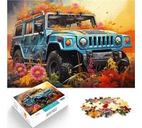 Puzzle 2000 pezzi per adolescenti Auto Hummer H1 Antistress Vacanza in patria Uccidere il tempo Gioco educativo per compleanno e Natale 70x100cm