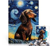 Puzzle 2000 pezzi per adolescenti Bassotto Van Gogh per il giocattolo di sfida del gioco educativo perché è ideale come regalo per tutta la famiglia 70x100cm