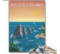 Puzzle 2000 pezzi per adolescenti Belle-Ile-en-Mer, giocattoli educativi per l'apprendimento, regali di compleanno unici per età 14+ 70x100cm