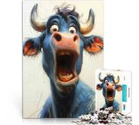 Puzzle 2000 pezzi per adolescenti Blue Bull sorpreso per il giocattolo di sfida del gioco educativo Decorazioni e regali unici per la casa 70x100cm