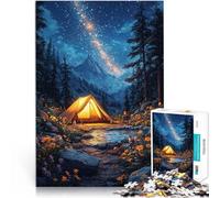 Puzzle 2000 pezzi per adolescenti Campeggio sotto la Via Lattea Allena il tuo cervello e le tue mani è ideale come regalo per tutta la famiglia 70x100cm