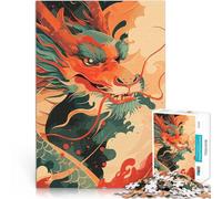 Puzzle 2000 pezzi per adolescenti Capodanno del drago asiatico Gioco di famiglia antistress sfida difficile Regalo di compleanno, regali 70x100cm