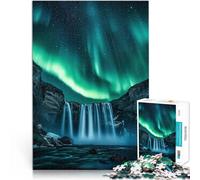 Puzzle 2000 pezzi per adolescenti Cascata dell'aurora boreale Giocattoli Giochi Educativi Antistress perché è ideale come regalo per tutta la famiglia 70x100cm