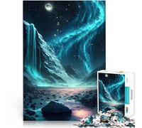 Puzzle 2000 pezzi per adolescenti Cascata nella natura della foresta Gioco a quiz Decorazione murale Regali unici per compleanno e Natale 70x100cm