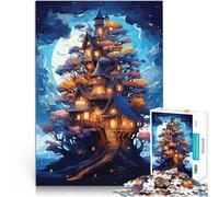 Puzzle 2000 pezzi per adolescenti Castello di fantasia sugli alberi Giochi educativi fai da te perché è ideale come regalo per tutta la famiglia 70x100cm