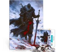 Puzzle 2000 pezzi per adolescenti Cavaliere della neve vichingo Berserk Giochi divertenti Regalo di compleanno, regali, arte murale 70x100cm