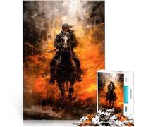 Puzzle 2000 pezzi per adolescenti Cavaliere Nomade per il giocattolo di sfida del gioco educativo offerte come regali per tutta la famiglia 70x100cm