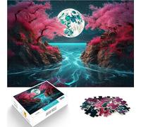 Puzzle 2000 pezzi per adolescenti Chiaro di luna giapponese in Asia Giocattoli educativi Decorazione murale Regali unici per compleanno e Natale 70x100cm