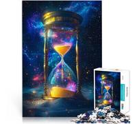 Puzzle 2000 pezzi per adolescenti Clessidra Cosmica Antistress Vacanza in patria Uccidere il tempo Lista dei desideri con Babbo Natale 70x100cm