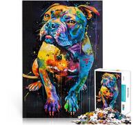 Puzzle 2000 pezzi per adolescenti Dipinto Popart di cane Giocattoli da gioco per regalo di famiglia Adatto per la decorazione del desktop 70x100cm