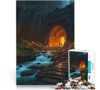 Puzzle 2000 pezzi per adolescenti Dungeons Fantasy Landscape Giocattoli di gioco impegnativi Collezione di artisti, Belle arti 70x100cm