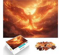 Puzzle 2000 pezzi per adolescenti Fuoco solare della Fenice Ardente Giocattoli educativi Decorazione murale Regali unici per compleanno e Natale 70x100cm