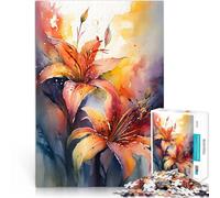 Puzzle 2000 pezzi per adolescenti Giglio Fiore Giallo Gigli Allena il tuo cervello e le tue mani perché è ideale come regalo per tutta la famiglia 70x100cm