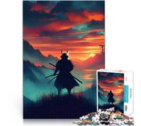 Puzzle 2000 pezzi per adolescenti Guerriero Shogun giapponese Riduzione dello stress interessante Lista dei desideri con Babbo Natale 70x100cm