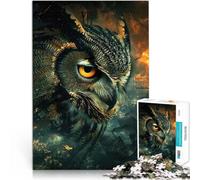 Puzzle 2000 pezzi per adolescenti Gufo Stigio per il giocattolo di sfida del gioco educativo con poster abbinato e foglio di quiz 70x100cm