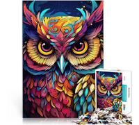 Puzzle 2000 pezzi per adolescenti Gufo vigile Antistress Vacanza in patria Uccidere il tempo è ideale come regalo per tutta la famiglia 70x100cm