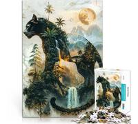 Puzzle 2000 pezzi per adolescenti Il dominio al chiaro di luna della Pantera Giocattoli antistress è ideale come regalo per tutta la famiglia 70x100cm