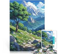 Puzzle 2000 pezzi per adolescenti Il sentiero del trekking Allena il tuo cervello e le tue mani Lista dei desideri con Babbo Natale 70x100cm
