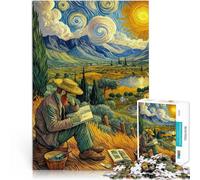 Puzzle 2000 pezzi per adolescenti Ispirazione per la notte stellata Sollievo dallo stress Migliorare l'amore tra le coppie 70x100cm
