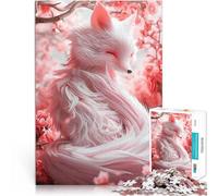 Puzzle 2000 pezzi per adolescenti Kitsune volpe giapponese Allena il tuo cervello e le tue mani Collezione di artisti, Belle arti 70x100cm