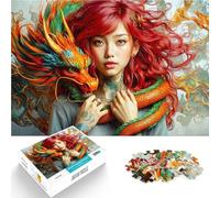 Puzzle 2000 pezzi per adolescenti La Musa dei Draghi Difficile da completare ma divertente e umoristico Decorazioni e regali unici per la casa 70x100cm