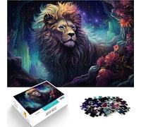 Puzzle 2000 pezzi per adolescenti Leone maestoso per il giocattolo di sfida del gioco educativo Regalo di compleanno, regali, arte murale 70x100cm