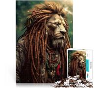 Puzzle 2000 pezzi per adolescenti leone rasta cieco Antistress Vacanza in patria Uccidere il tempo Gioco educativo per compleanno e Natale 70x100cm