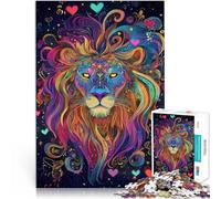 Puzzle 2000 pezzi per adolescenti leone sacro per il giocattolo di sfida del gioco educativo con poster abbinato e foglio di quiz 70x100cm