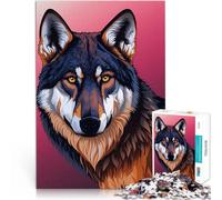 Puzzle 2000 pezzi per adolescenti Lupo capriccioso Difficile da completare ma divertente e umoristico Collezione di artisti, Belle arti 70x100cm