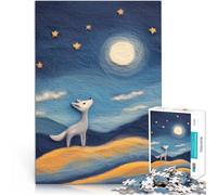 Puzzle 2000 pezzi per adolescenti Lupo sotto la luna Antistress Vacanza in patria Uccidere il tempo Lista dei desideri con Babbo Natale 70x100cm